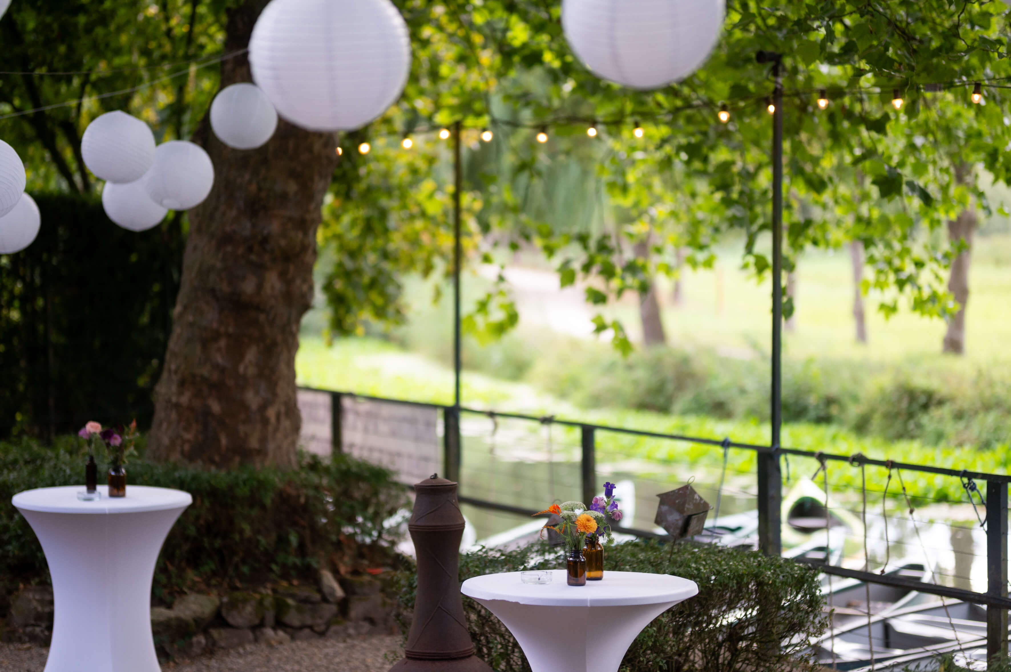 Gartenempfang an der Stever beim Ricordo – stilvolle Hochzeitslocation in Lüdinghausen, Kreis Coesfeld.